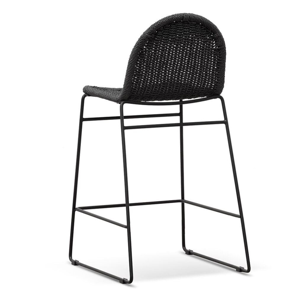 Set of 2 - Kelton 65cm Barstool - Full Black - Image 6
