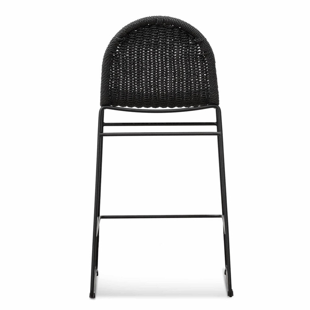 Set of 2 - Kelton 65cm Barstool - Full Black - Image 7