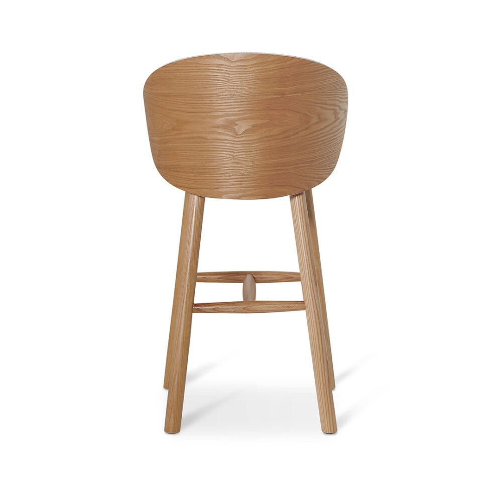 Lennox 65cm Natural Bar Stool - Beige - Image 9