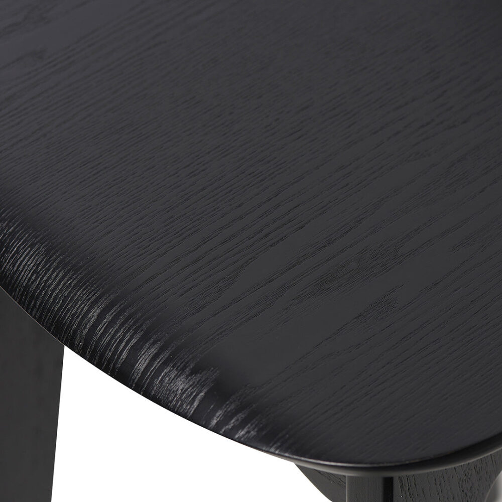 Connor 65cm Bar Stool - Full Black - Image 9