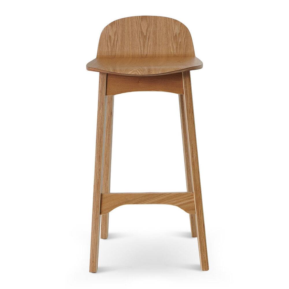 Connor 65cm Bar Stool - Natural - Image 2