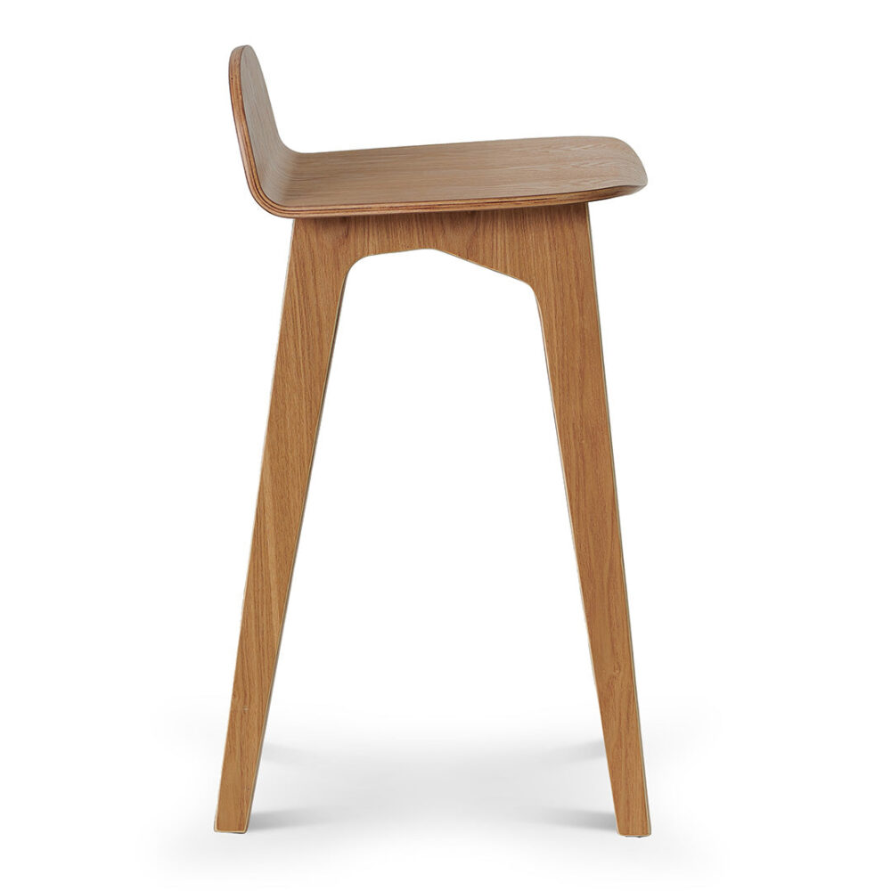 Connor 65cm Bar Stool - Natural - Image 3