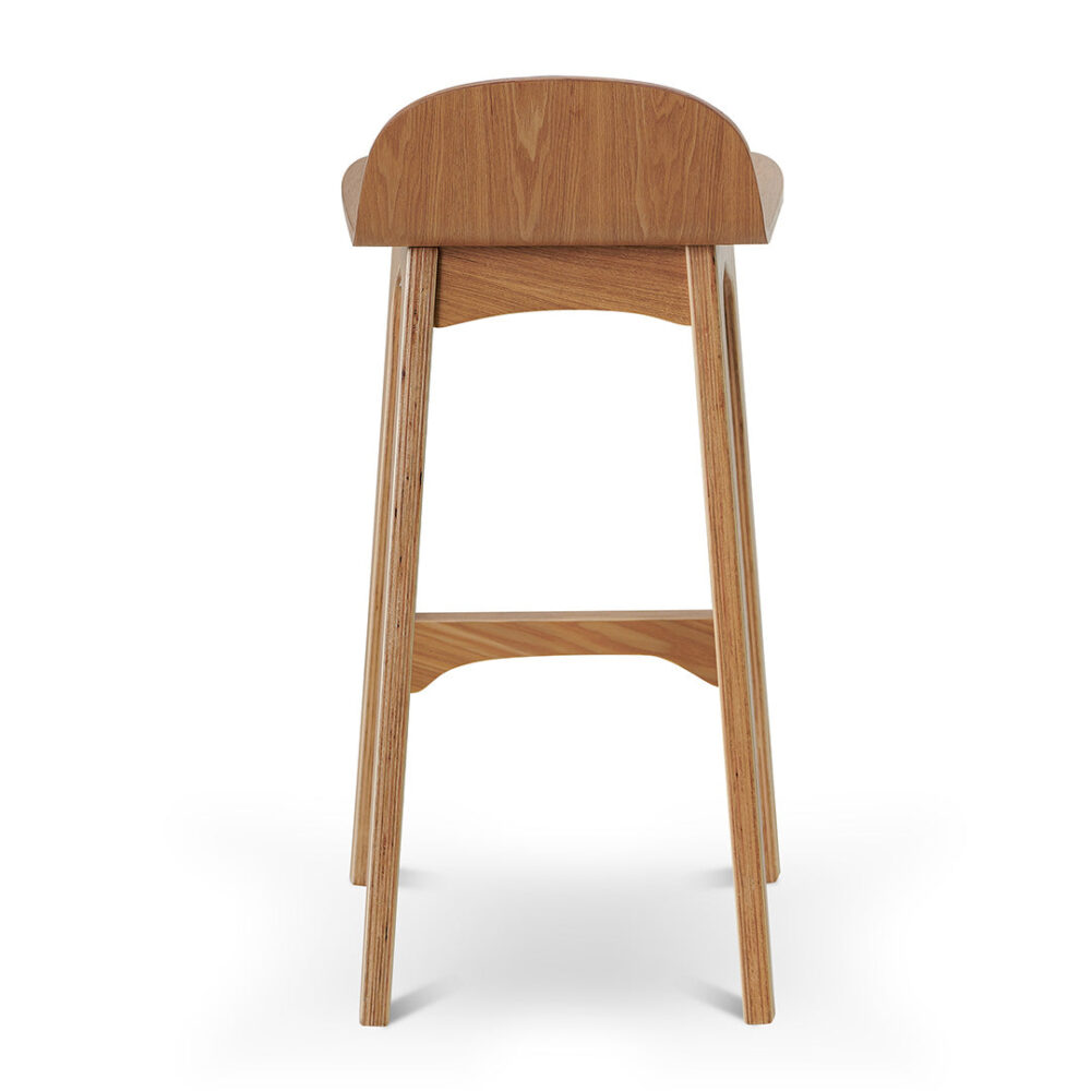 Connor 65cm Bar Stool - Natural - Image 4
