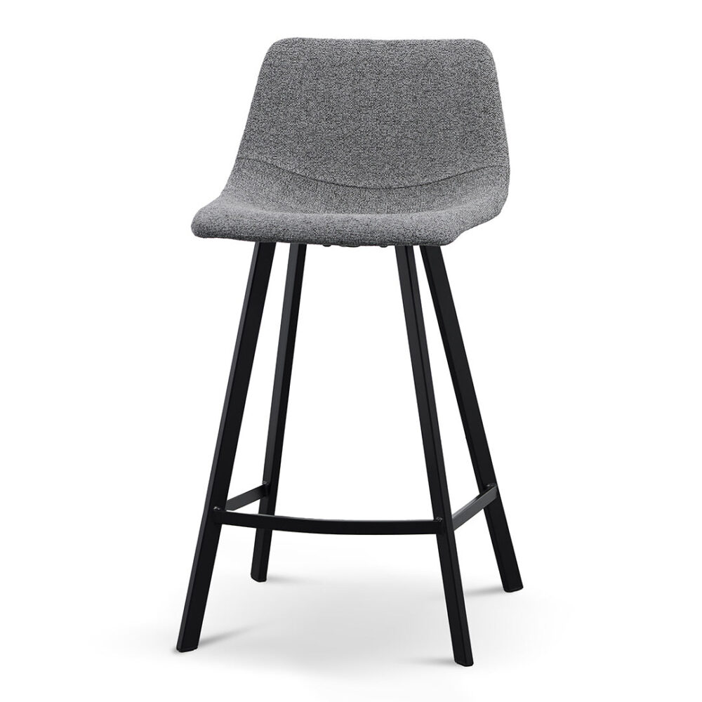 Set of 2 - Duke 65cm Bar Stool - Spec Charcoal - Image 2