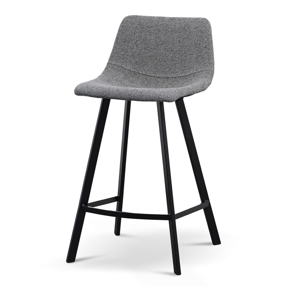 Set of 2 - Duke 65cm Bar Stool - Spec Charcoal - Image 6