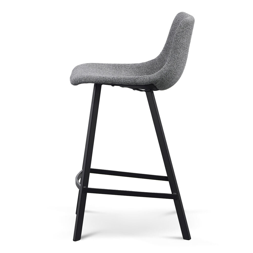 Set of 2 - Duke 65cm Bar Stool - Spec Charcoal - Image 9