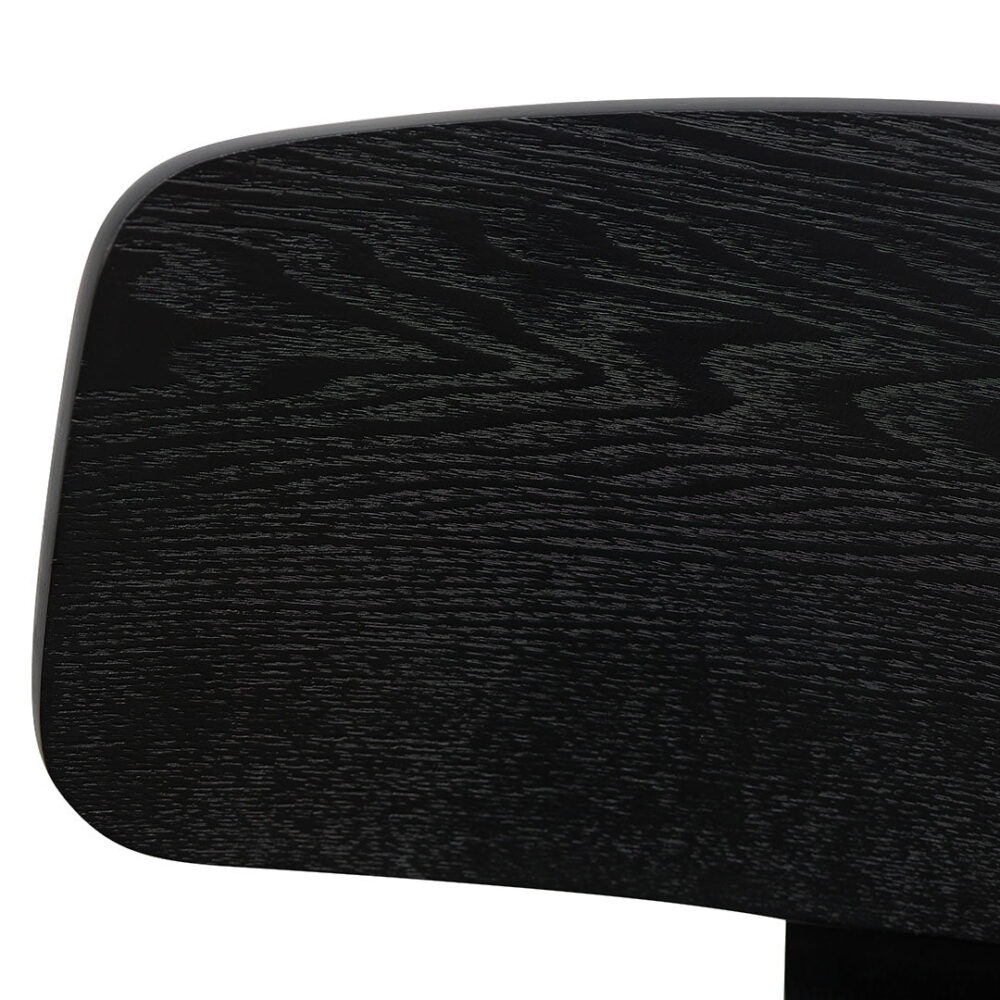 Martino 65cm Bar Stool - Full Black - Image 9