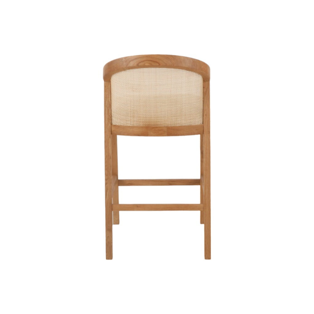 Margie Fabric Barstool - Light Beige - Image 4