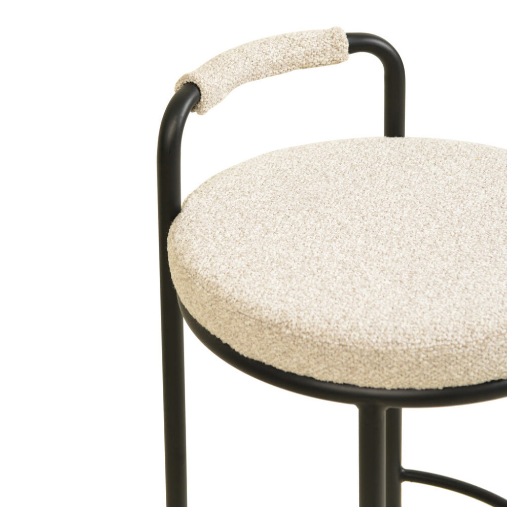 Set of 2 - Karimi 65cm Bar Stool - Clay Grey - Image 7