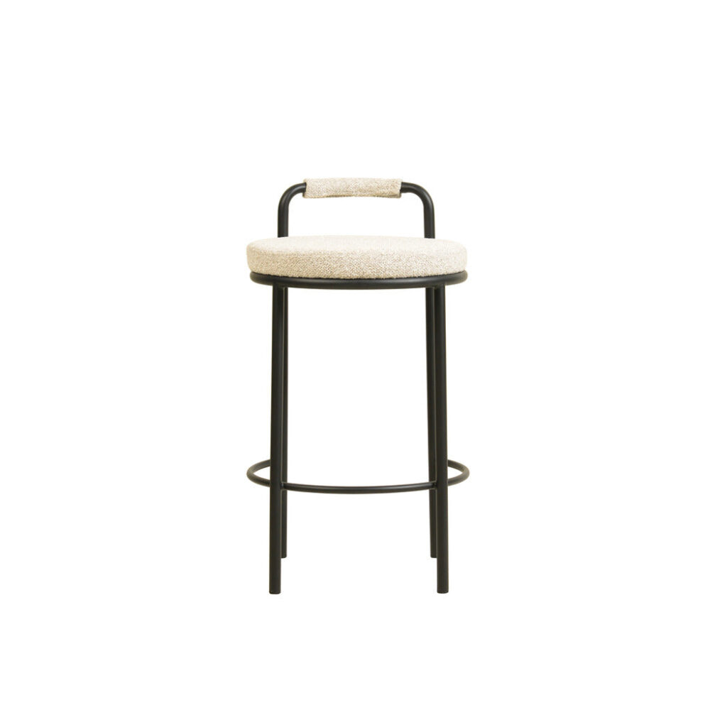 Set of 2 - Karimi 65cm Bar Stool - Clay Grey - Image 3