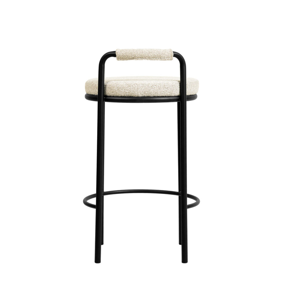 Set of 2 - Karimi 65cm Bar Stool - Clay Grey - Image 5