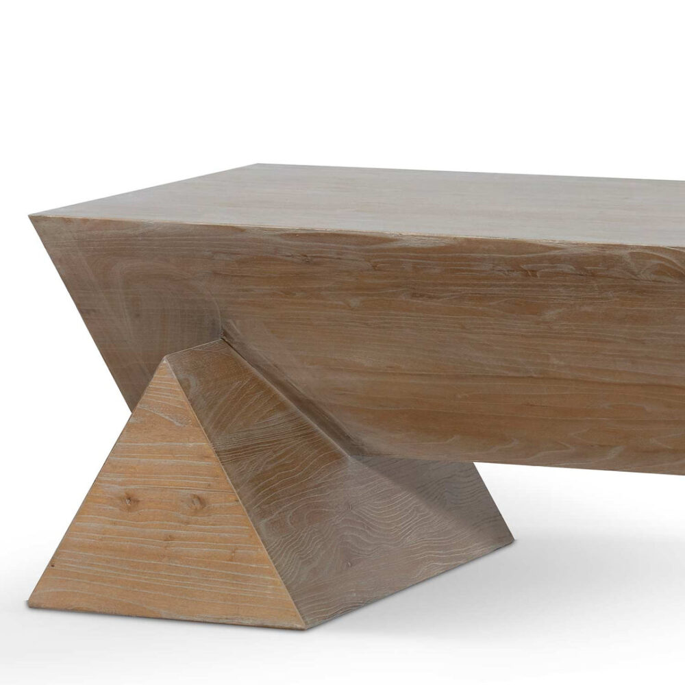 Davila 1.52m Elm Coffee Table - Natural - Image 14