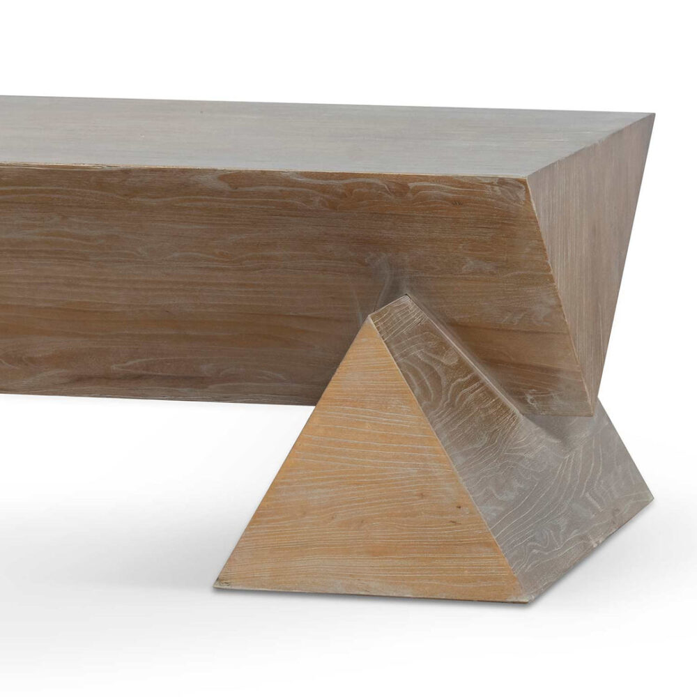 Davila 1.52m Elm Coffee Table - Natural - Image 15