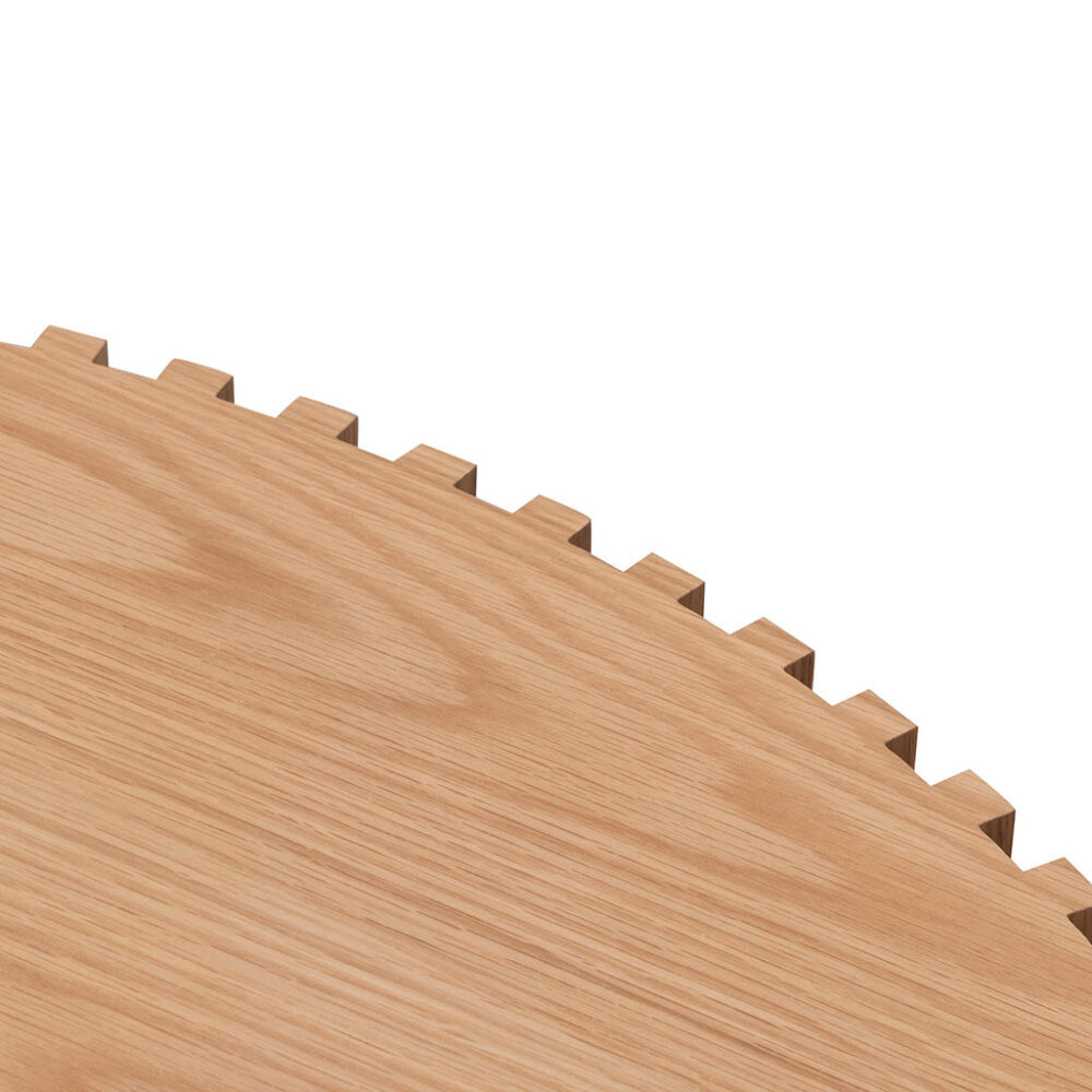 Alfaro Oak Round Coffee Table - Natural - Image 8