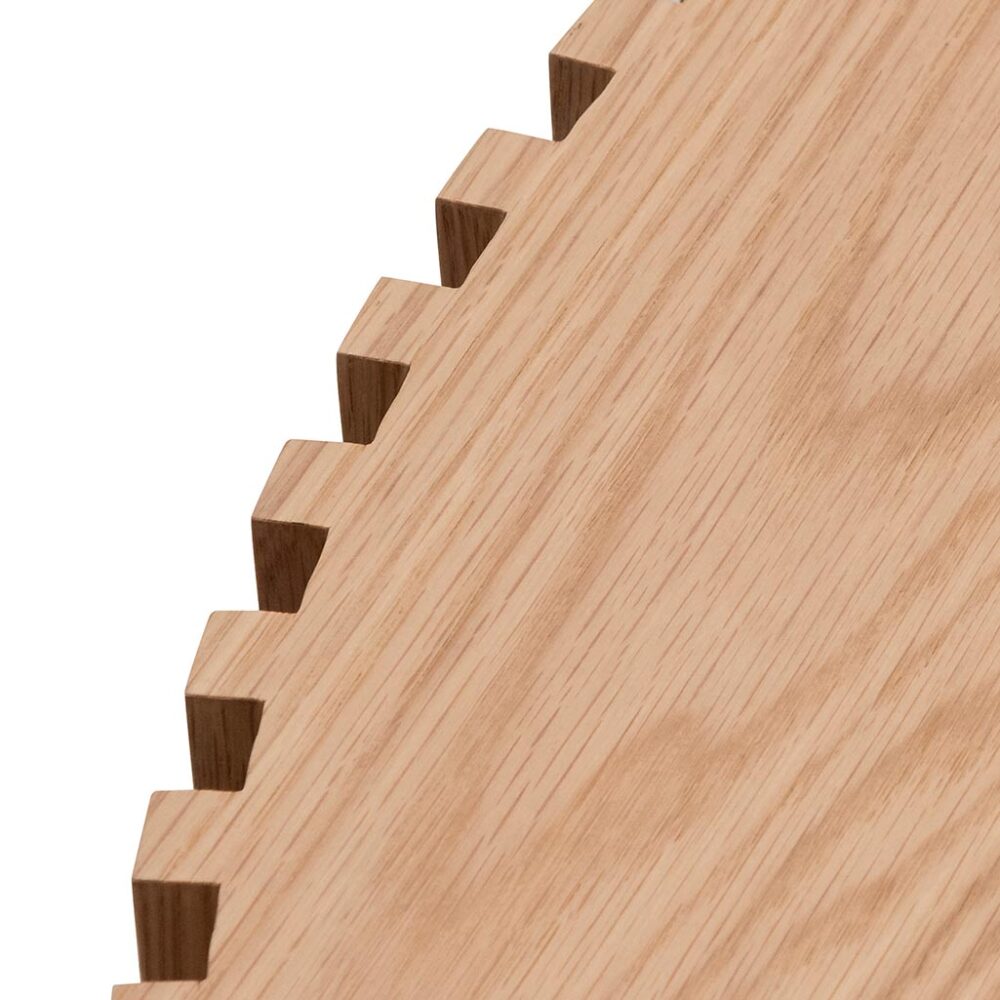 Alfaro Oak Round Coffee Table - Natural - Image 4