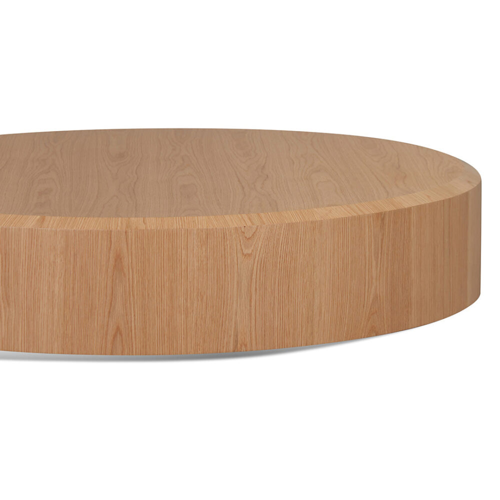 Selma 1.5m Round Plinth - Natural Oak - Image 3