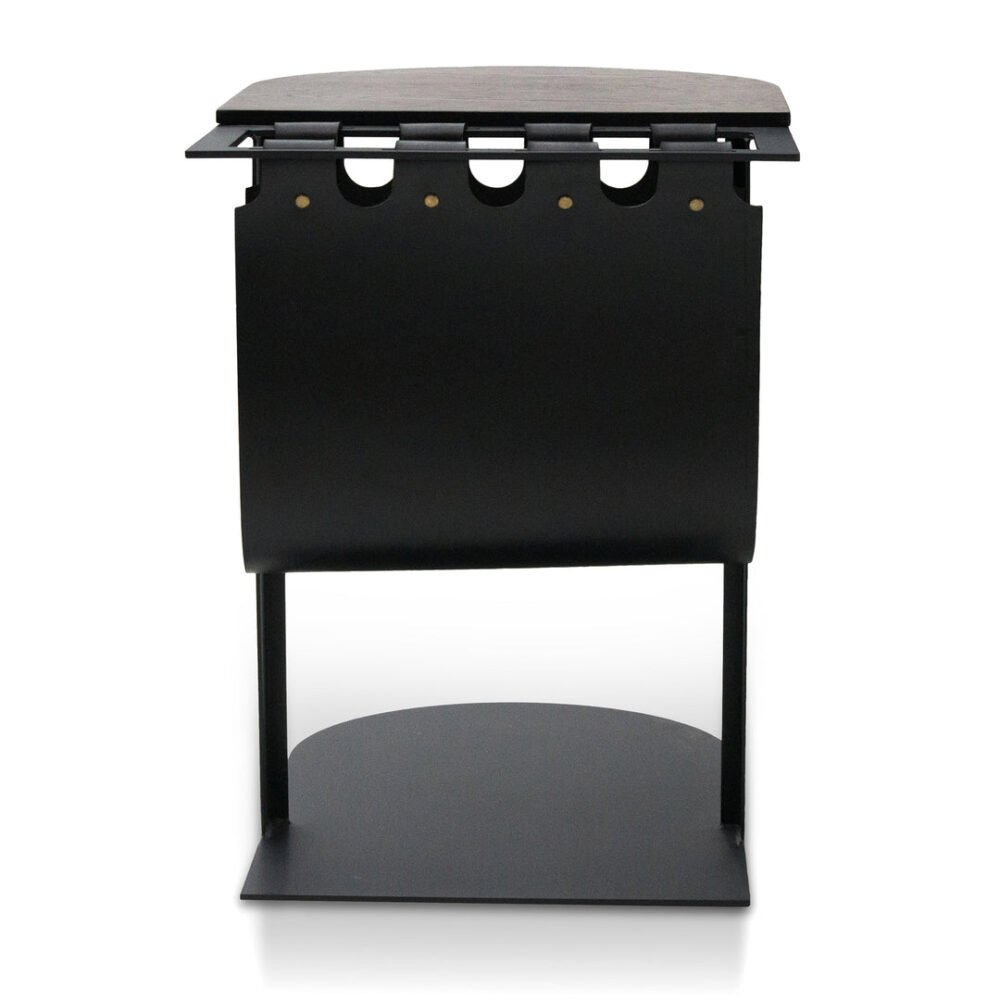 Gonzales 55cm Side Table - Full Black - Image 5