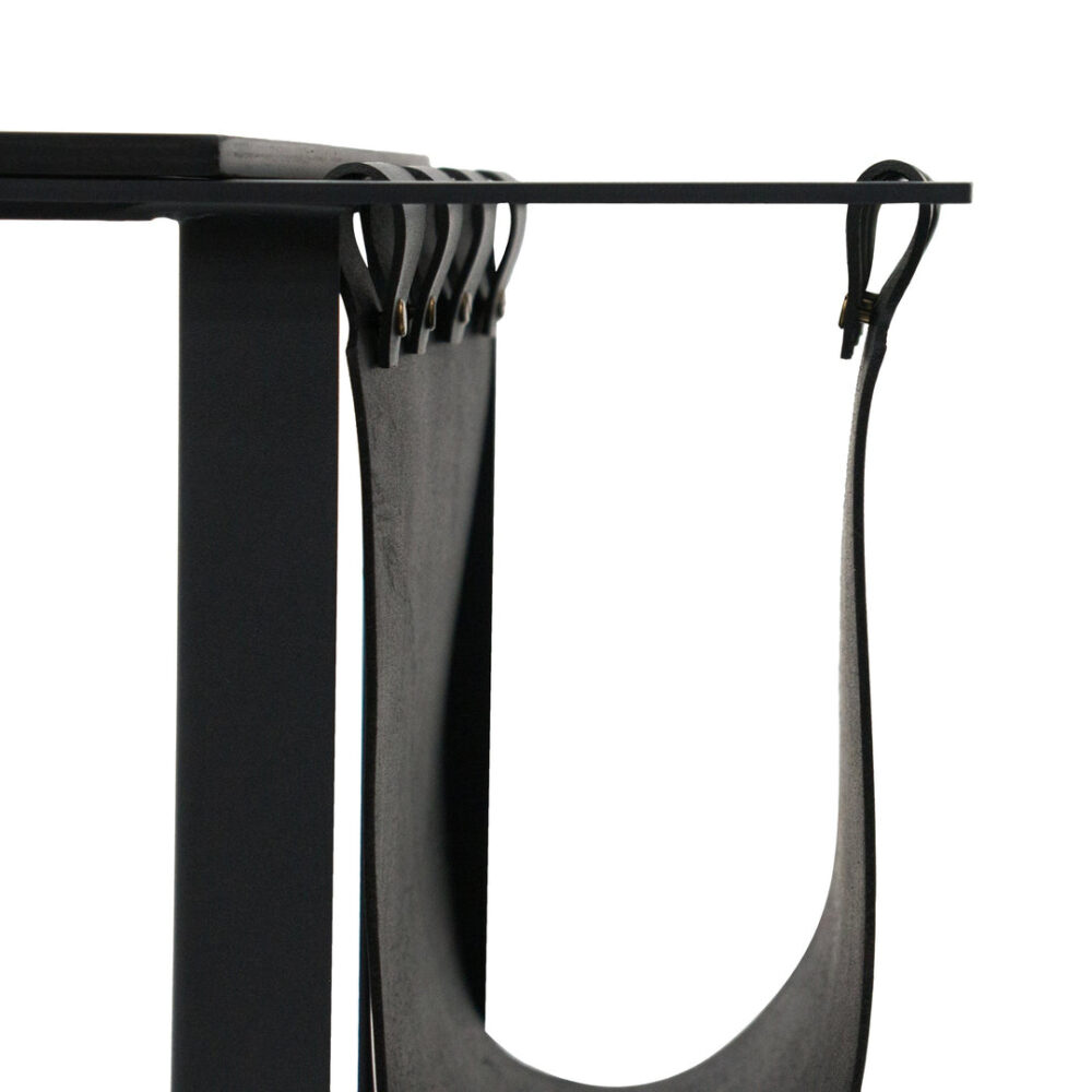 Gonzales 55cm Side Table - Full Black - Image 6