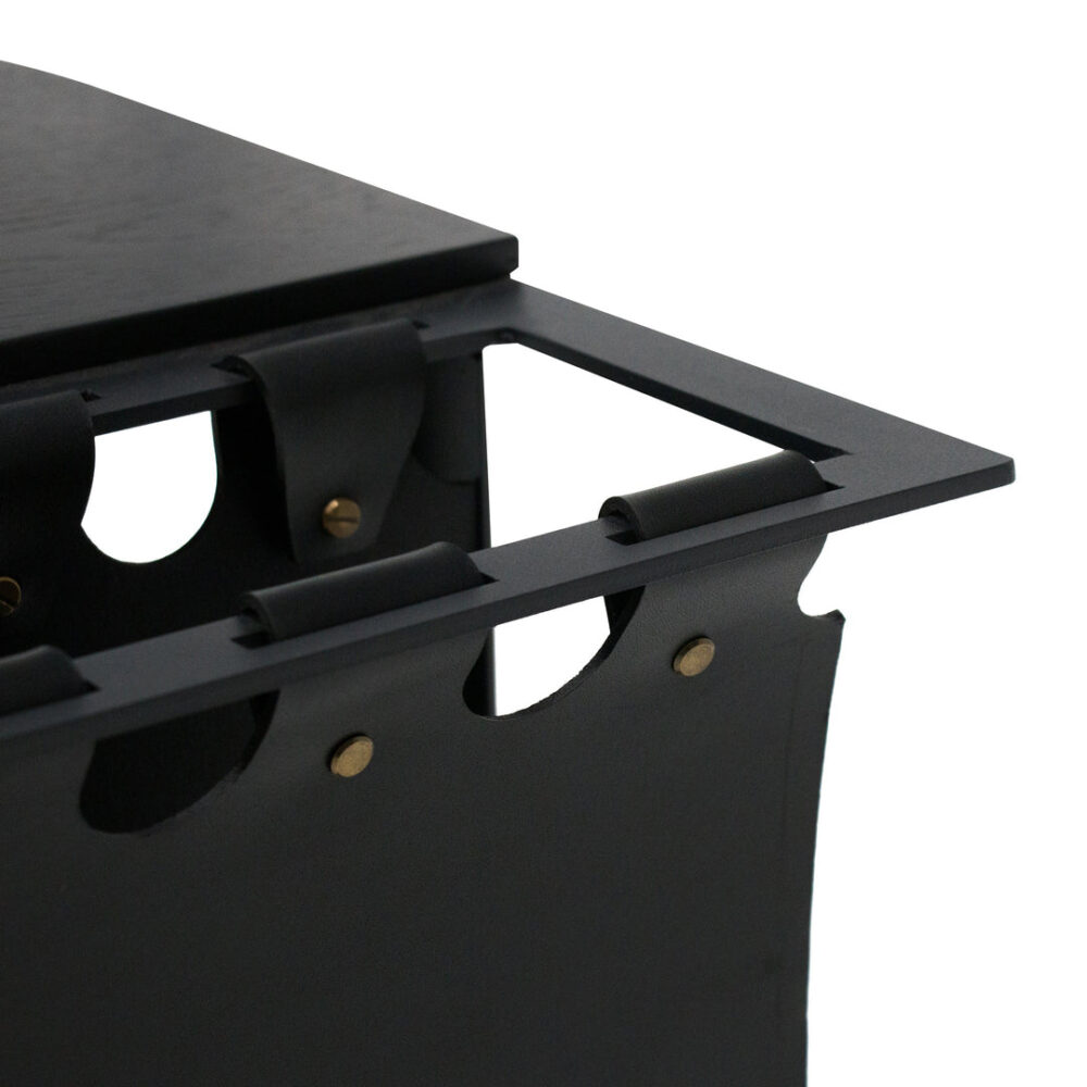 Gonzales 55cm Side Table - Full Black - Image 7