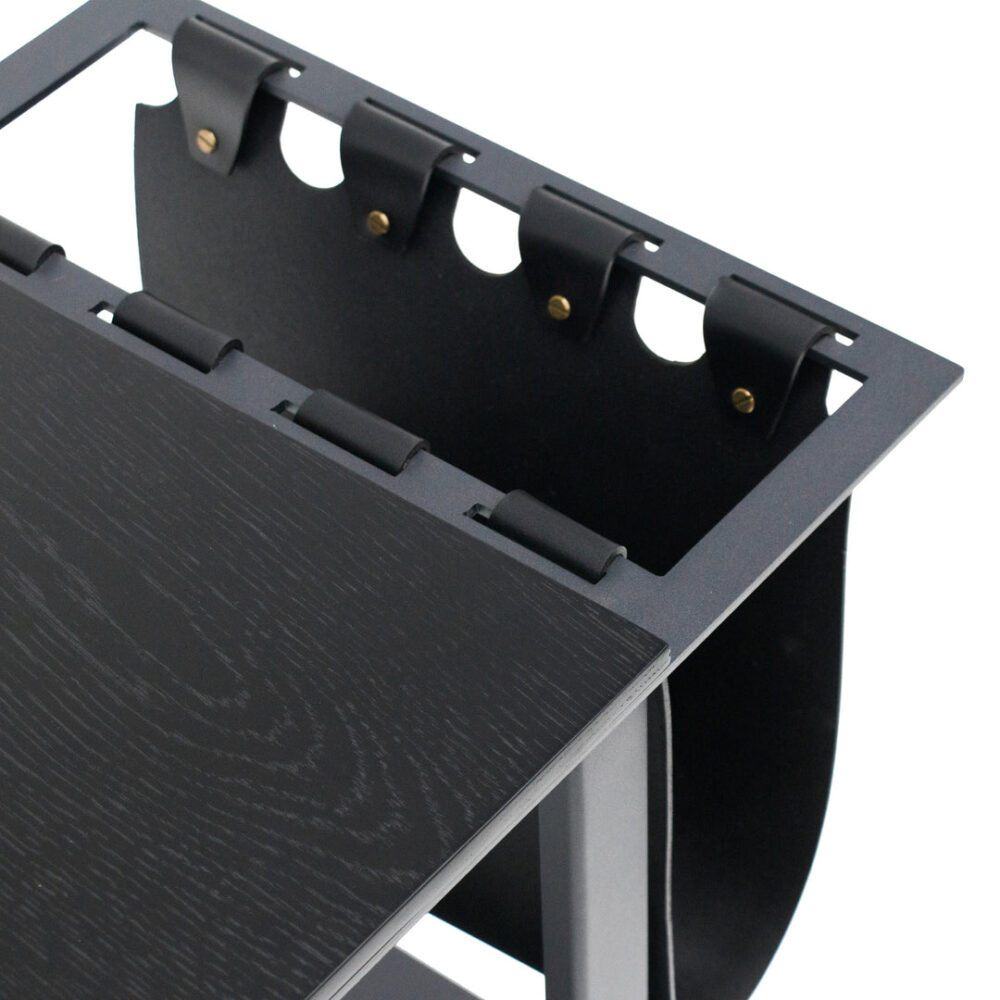 Gonzales 55cm Side Table - Full Black - Image 8