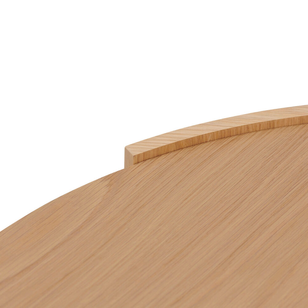 Zoey 1.1m Round Coffee Table - Natural - Image 8