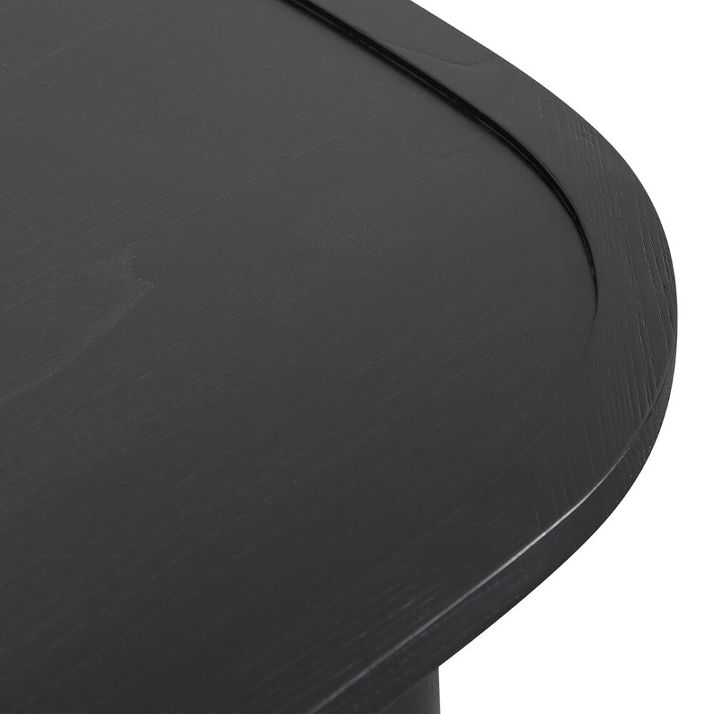 Adam 1.4m Coffee Table - Full Black - Image 9