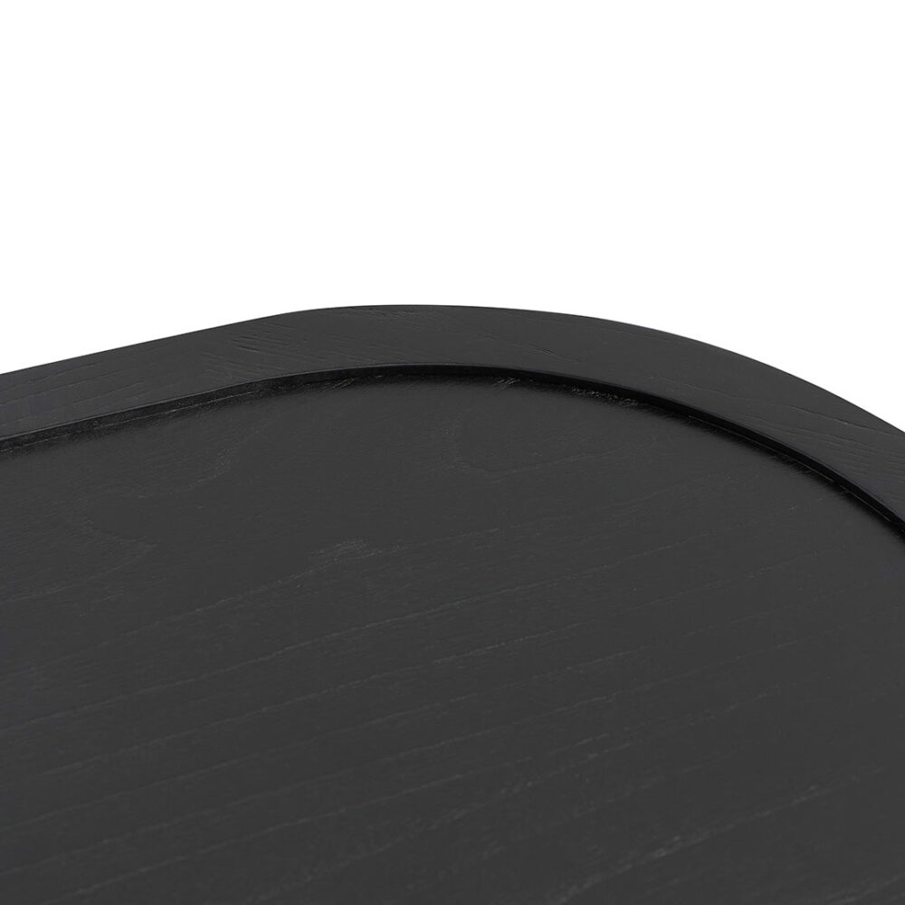 Adam 1.4m Coffee Table - Full Black - Image 8