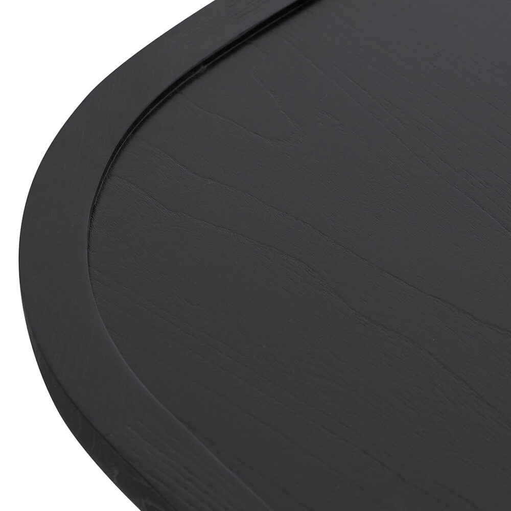Adam 1.4m Coffee Table - Full Black - Image 11