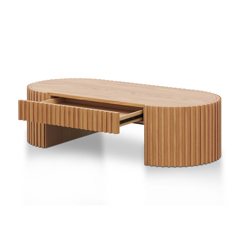 Maggie 1.3m Coffee Table - Natural Oak - Image 4