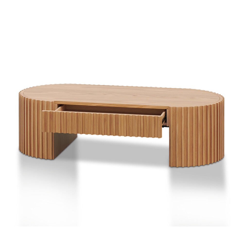 Maggie 1.3m Coffee Table - Natural Oak - Image 7