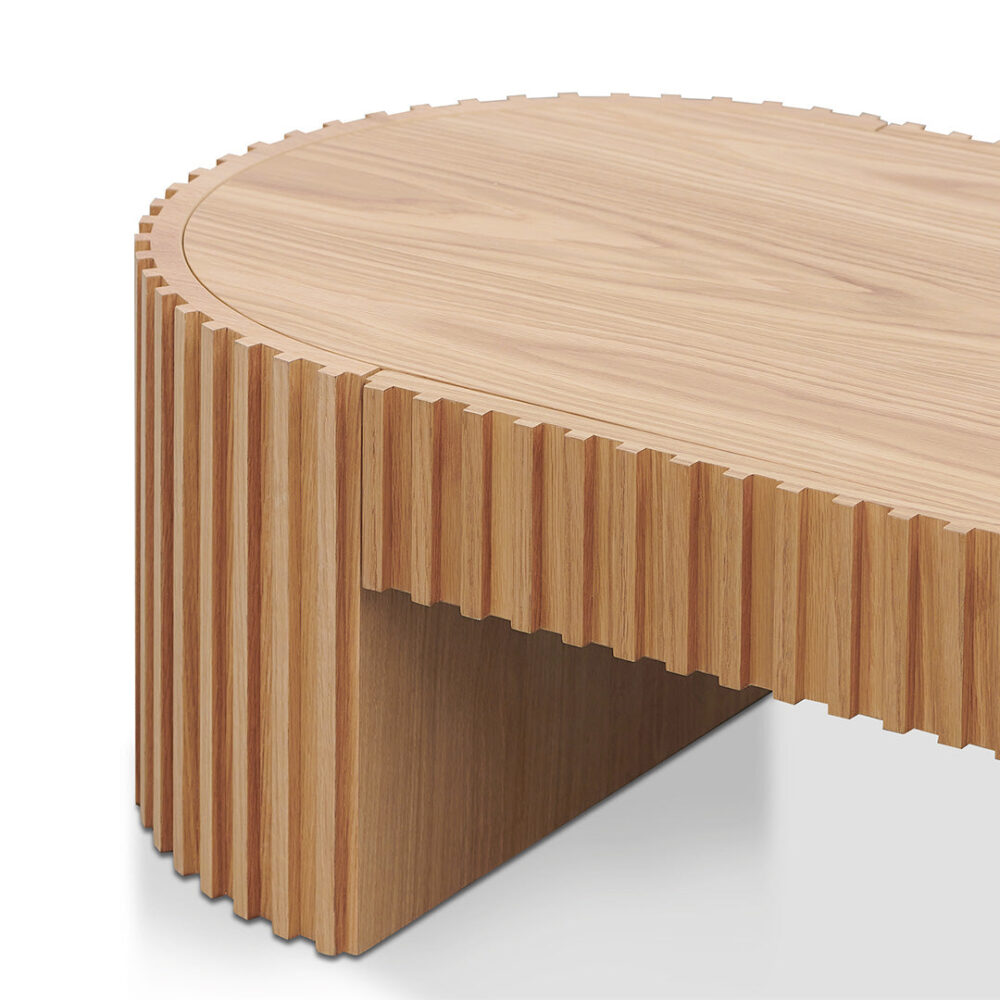 Maggie 1.3m Coffee Table - Natural Oak - Image 6