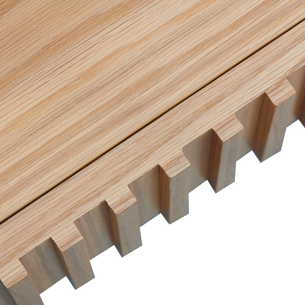 Maggie 1.3m Coffee Table - Natural Oak - Image 9