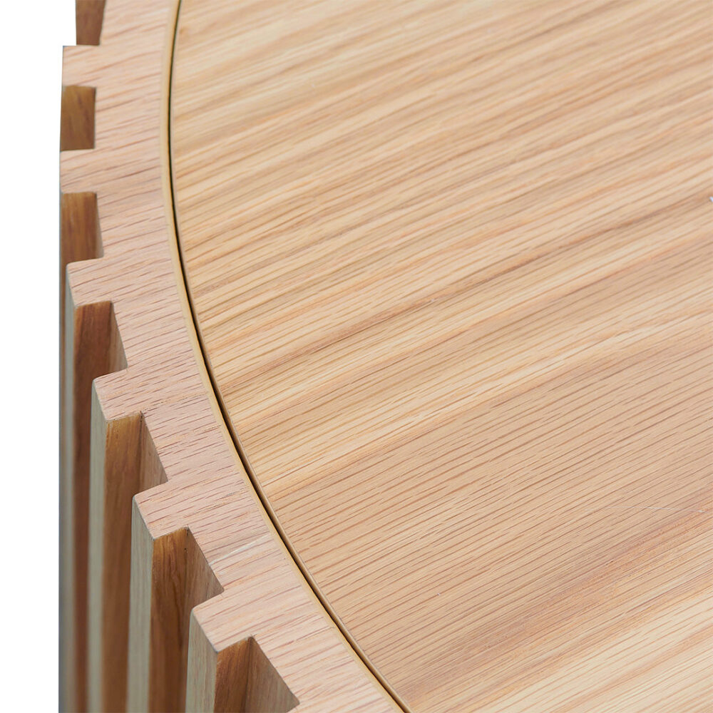 Maggie 1.3m Coffee Table - Natural Oak - Image 8