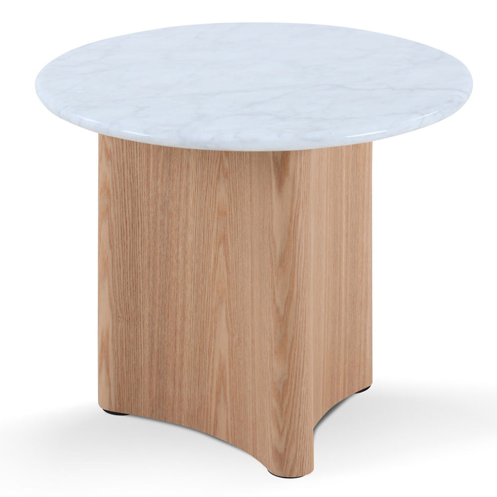 Zafar Nested Marble Coffee Table - Natural - Image 7