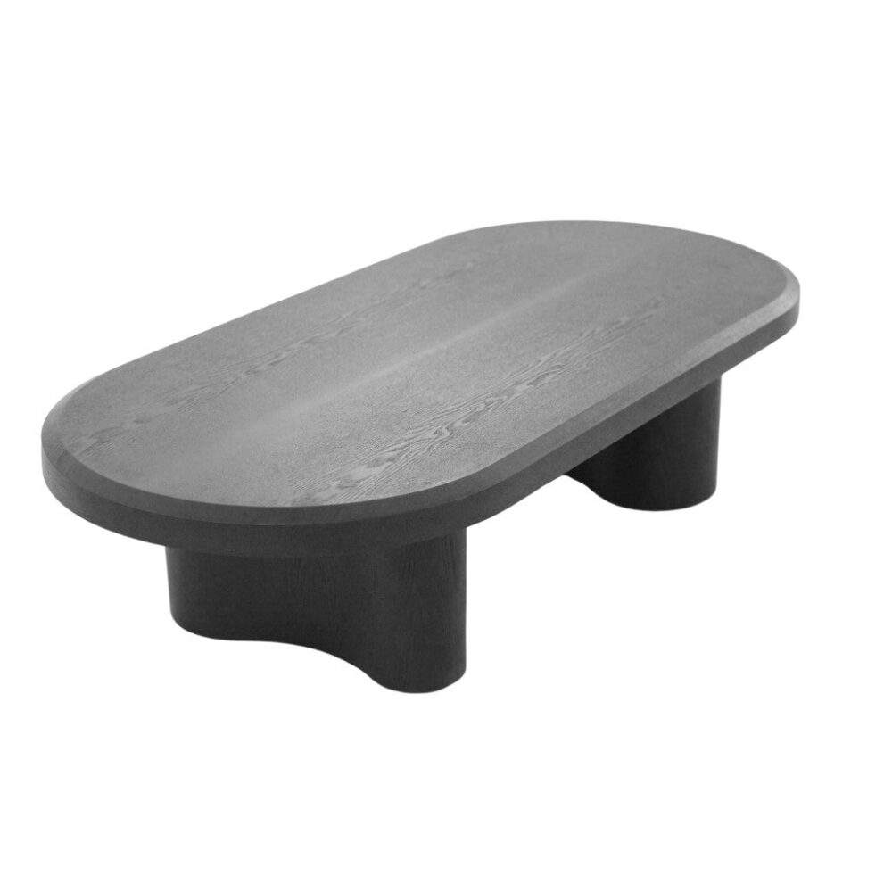 Nasim 1.5m Coffee Table - Full Black - Image 2