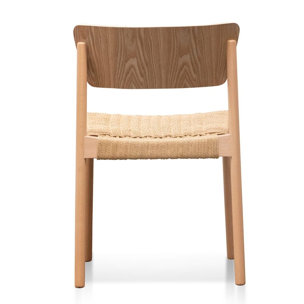 Set of 2 - Filiberto Rope Seat Dining Chair - Natural - Image 7