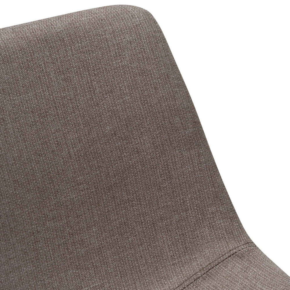 Set of 2 - Darcy Fabric Dining Chair - Brown Grey - Image 8
