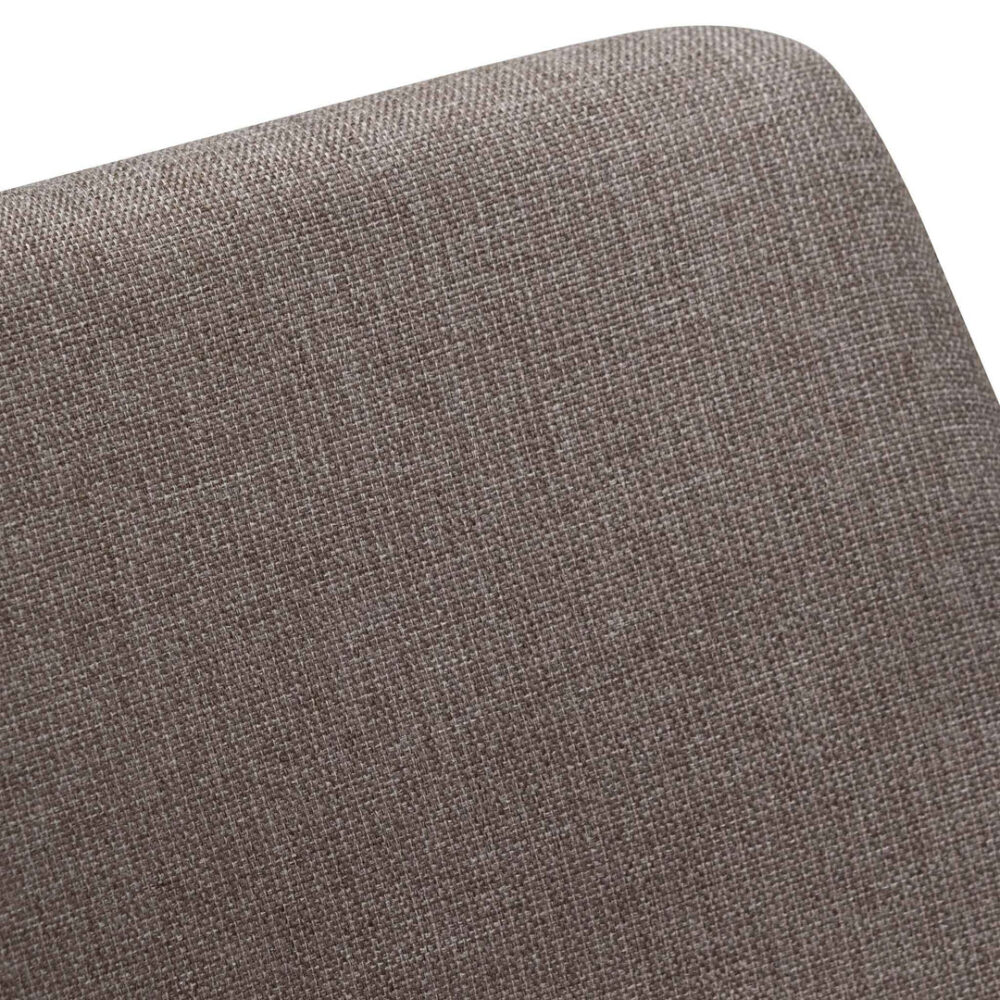 Set of 2 - Darcy Fabric Dining Chair - Brown Grey - Image 10