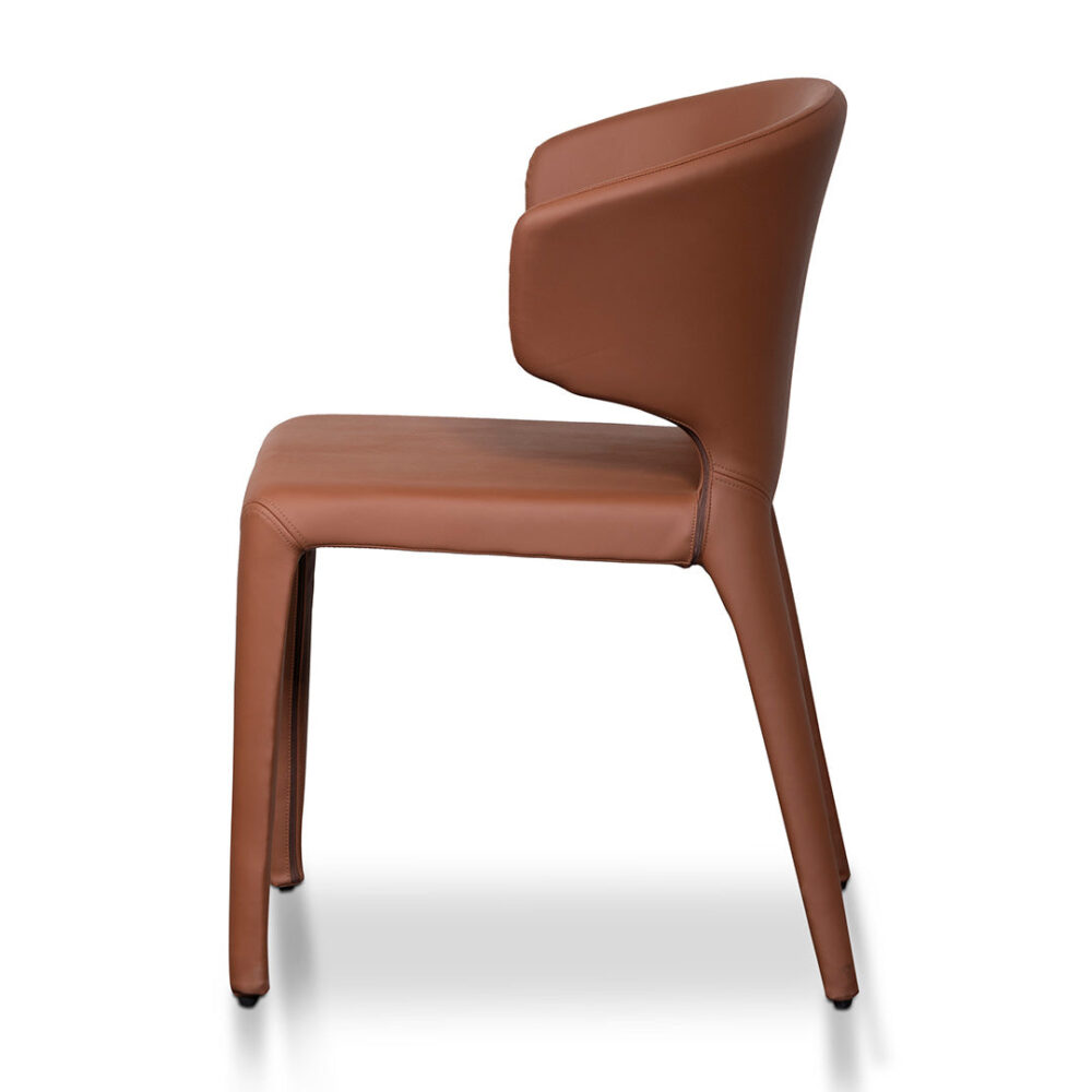 Set of 2 - Pollard Dining Chair - Brown - Image 4