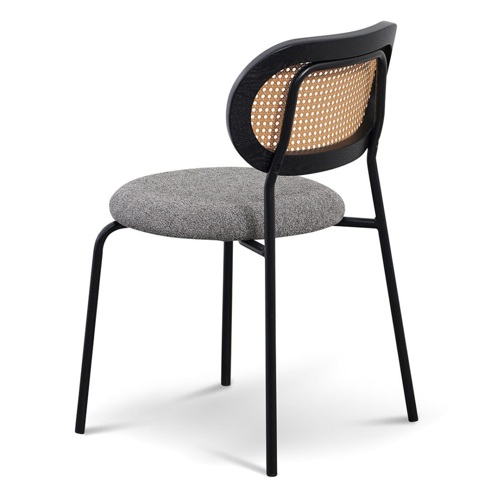 Set of 2 -Woodard Dining Chair - Spec Charcoal - Image 6