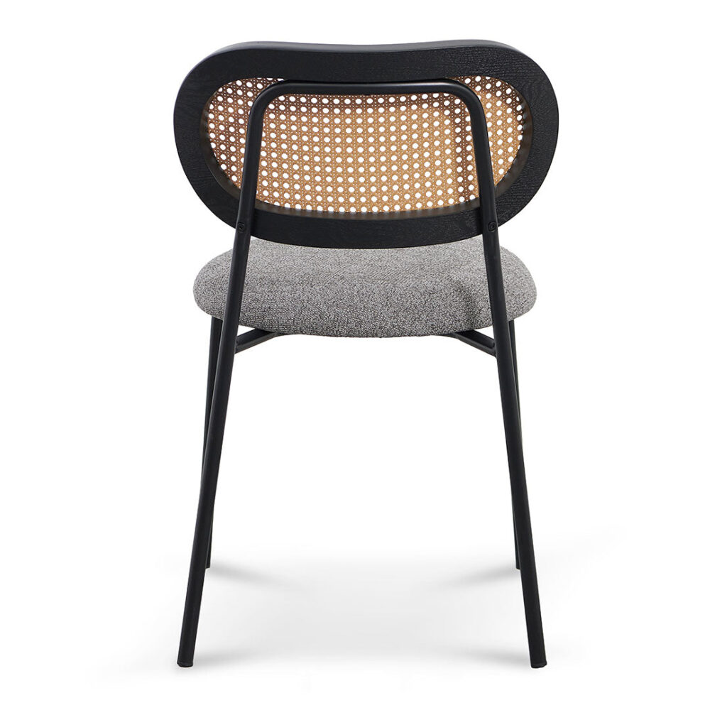 Set of 2 -Woodard Dining Chair - Spec Charcoal - Image 7