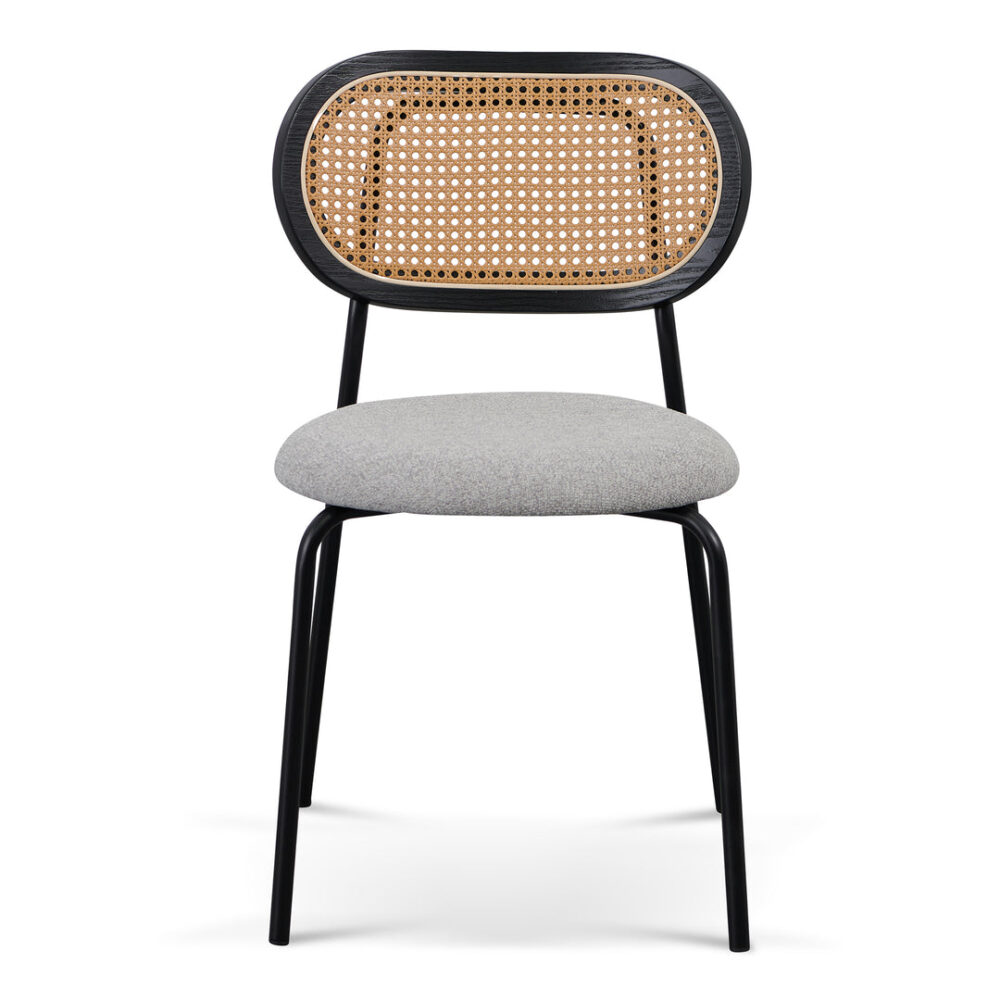 Set of 2 - Woodard Dining Chair - Spec Grey - Image 6
