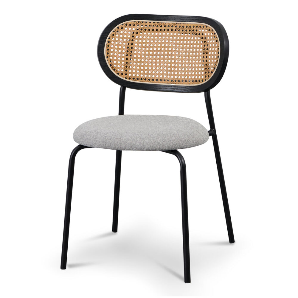 Set of 2 - Woodard Dining Chair - Spec Grey - Image 2