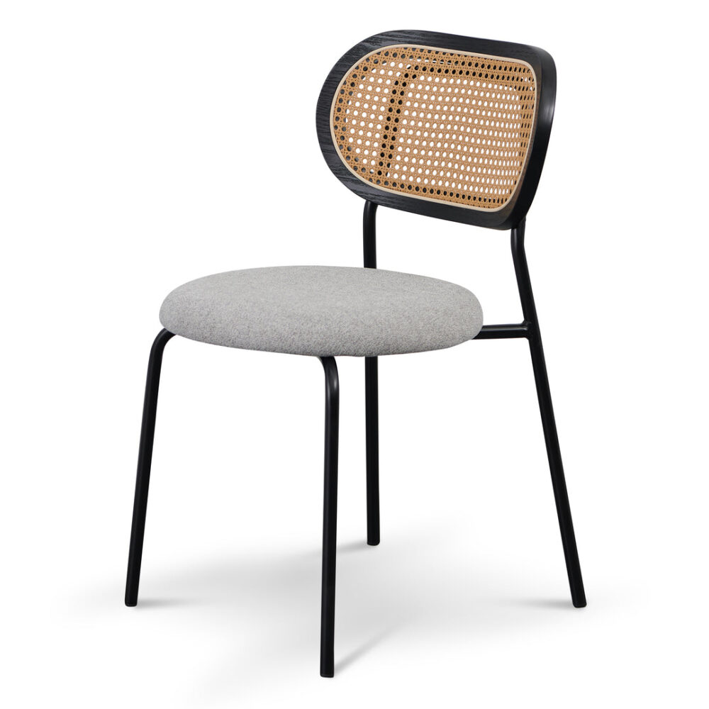 Set of 2 - Woodard Dining Chair - Spec Grey - Image 7