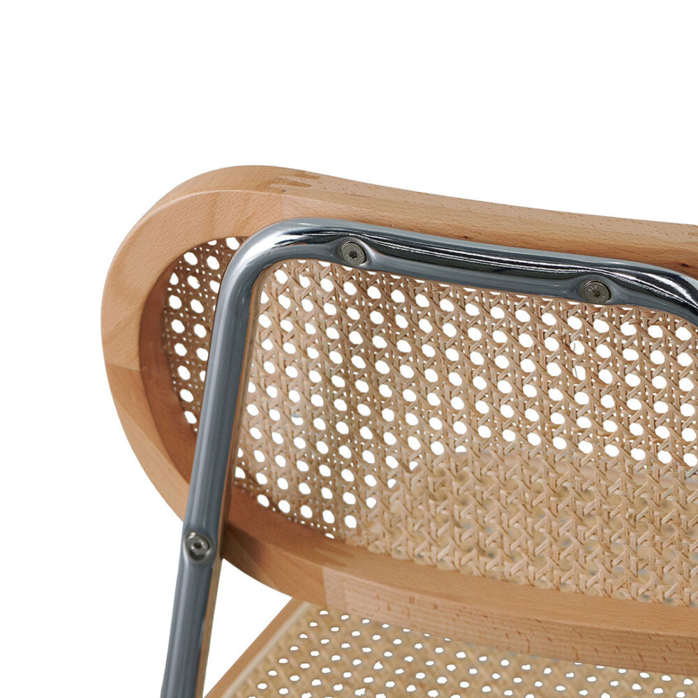 Set of 2 - Elena Dining Chair - Natural Rattan - Image 12