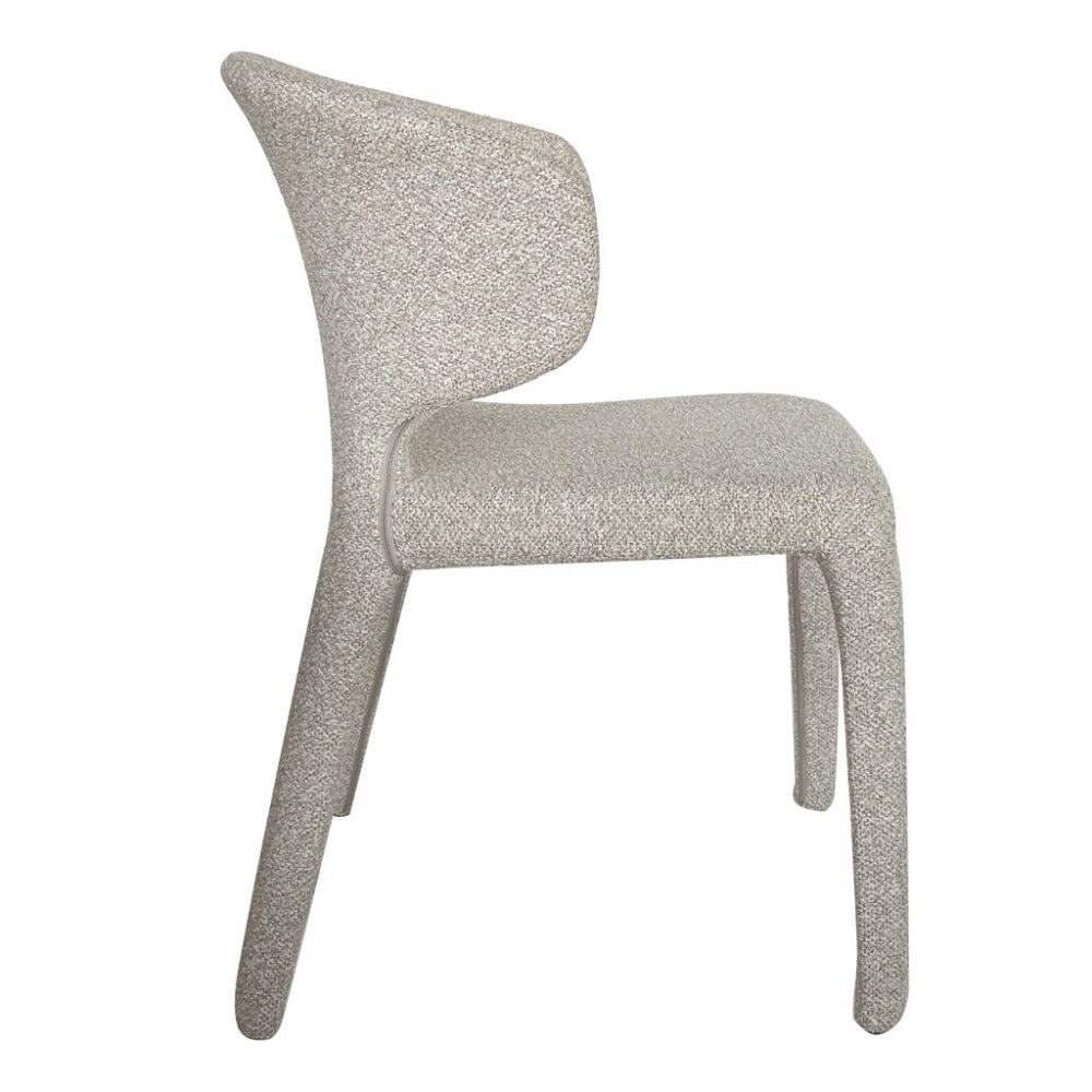 Set of 2 - Pollard Dining Chair - Clay Grey - Image 4