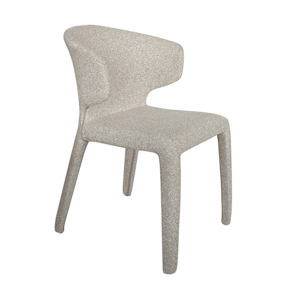 Set of 2 - Pollard Dining Chair - Clay Grey - Image 2