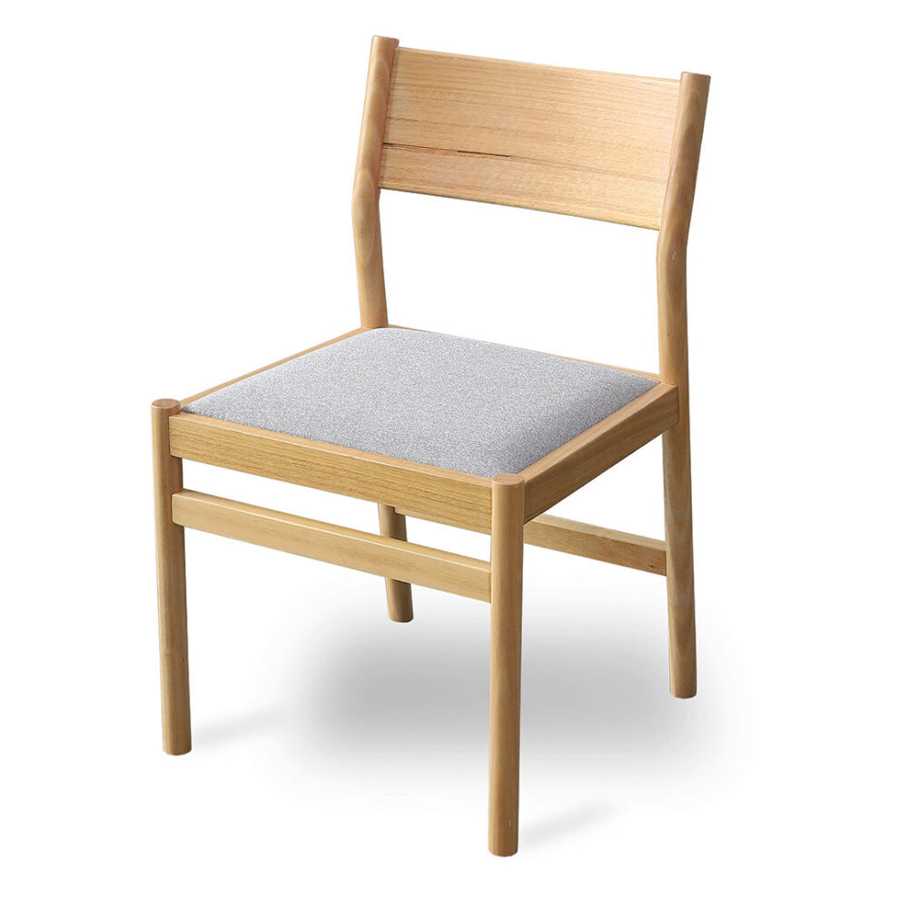 Set of 2 - Mirit Natural Dining Chair - Moon Grey - Image 3