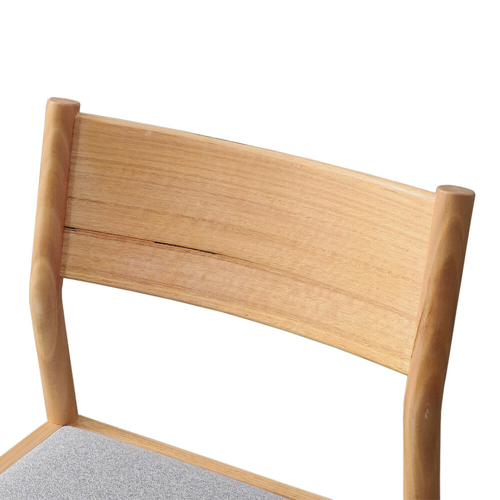 Set of 2 - Mirit Natural Dining Chair - Moon Grey - Image 6