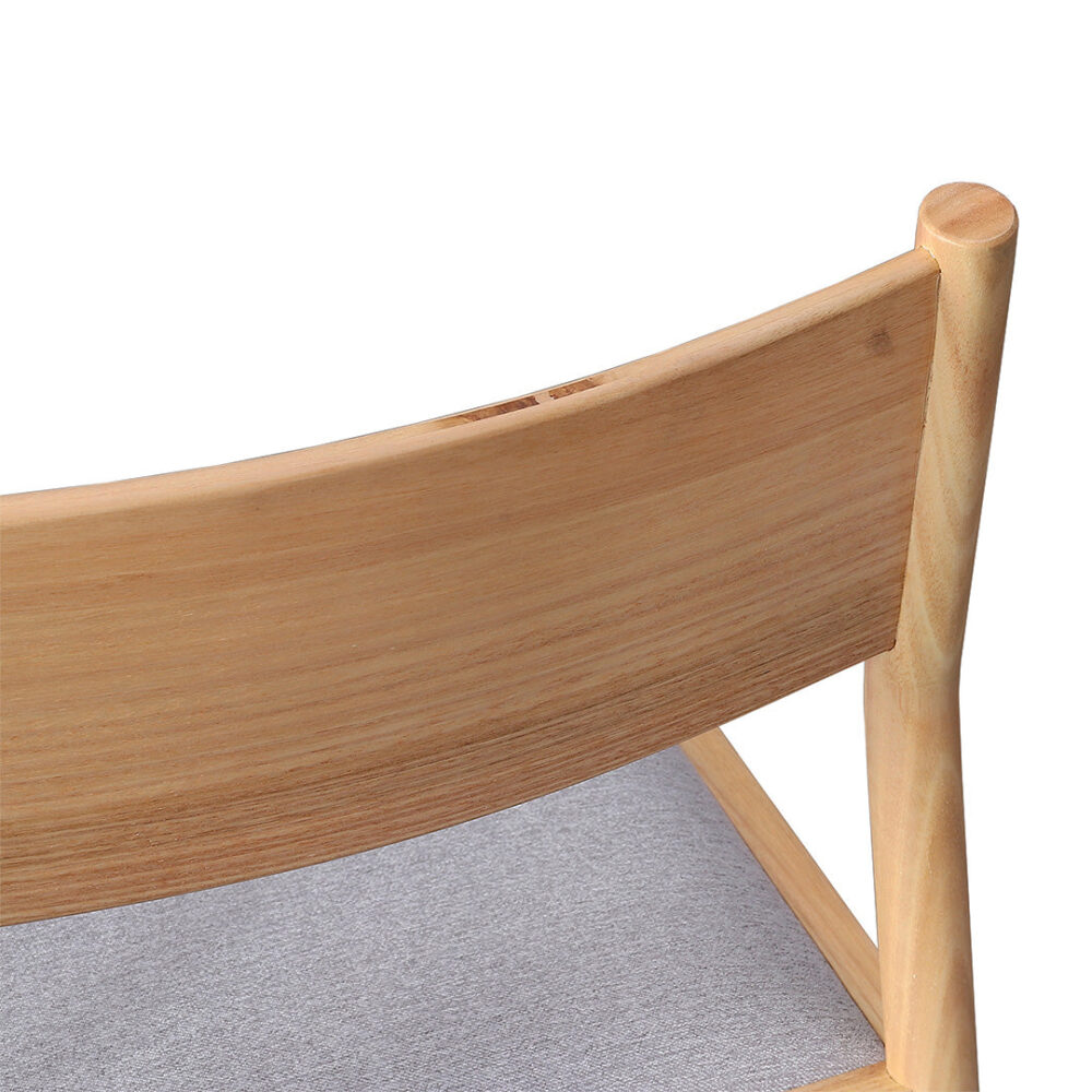 Set of 2 - Mirit Natural Dining Chair - Moon Grey - Image 7